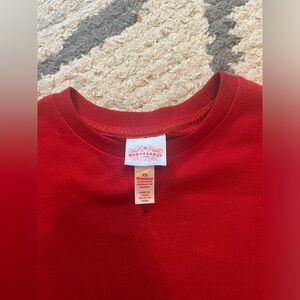 Red target crew neck